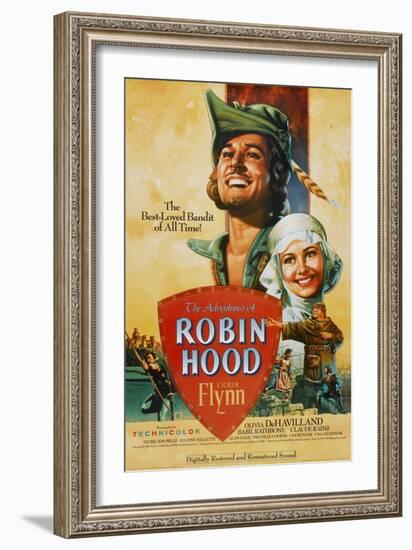 The Adventures of Robin Hood, 1938-null-Framed Art Print