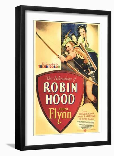 The Adventures of Robin Hood, 1938-null-Framed Art Print