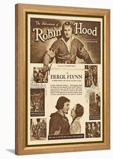 The Adventures of Robin Hood, 1938-null-Framed Stretched Canvas