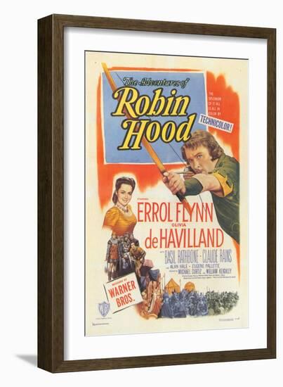 The Adventures of Robin Hood, 1938-null-Framed Art Print