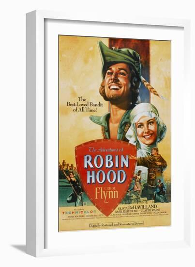 The Adventures of Robin Hood, 1938-null-Framed Art Print