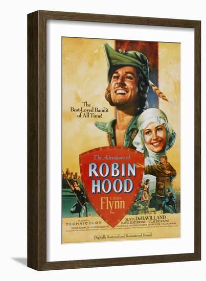 The Adventures of Robin Hood, 1938-null-Framed Premium Giclee Print