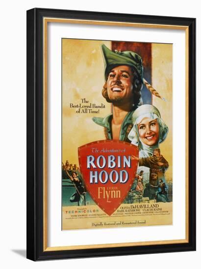The Adventures of Robin Hood, 1938-null-Framed Premium Giclee Print