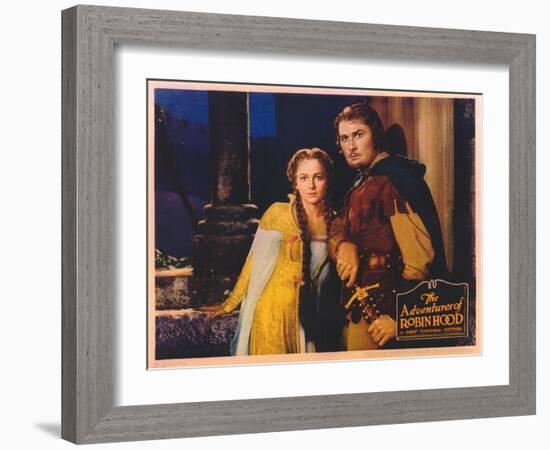 The Adventures of Robin Hood, 1938-null-Framed Art Print