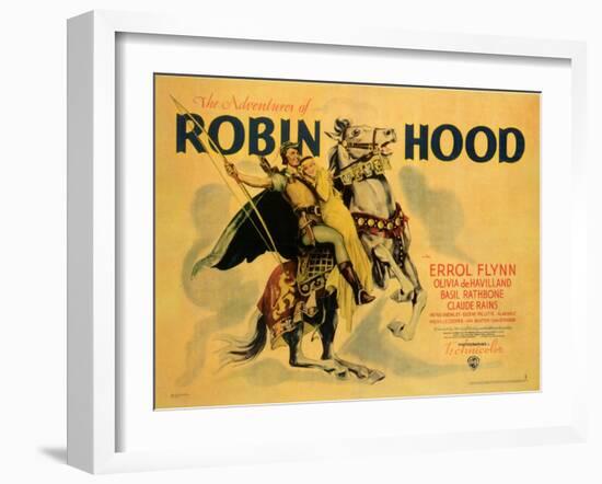 The Adventures of Robin Hood, 1938-null-Framed Art Print