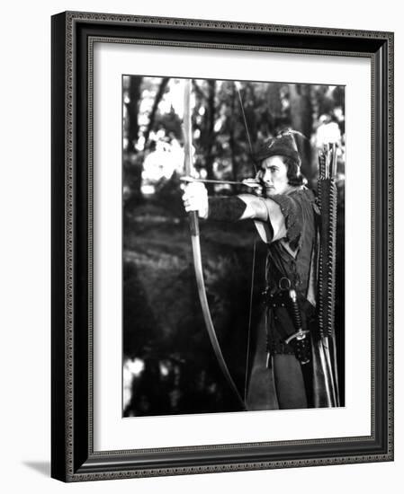 The Adventures of Robin Hood, Errol Flynn, 1938-null-Framed Photo