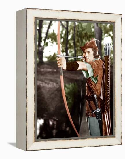 THE ADVENTURES OF ROBIN HOOD, Errol Flynn, 1938-null-Framed Stretched Canvas