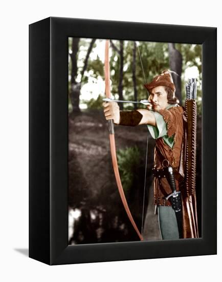 THE ADVENTURES OF ROBIN HOOD, Errol Flynn, 1938-null-Framed Stretched Canvas