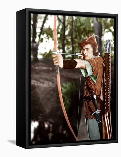 THE ADVENTURES OF ROBIN HOOD, Errol Flynn, 1938-null-Framed Stretched Canvas