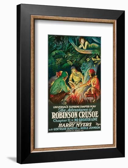 The Adventures Of Robinson Crusoe - 1922-null-Framed Giclee Print