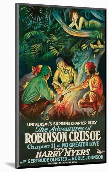 The Adventures Of Robinson Crusoe - 1922-null-Mounted Giclee Print