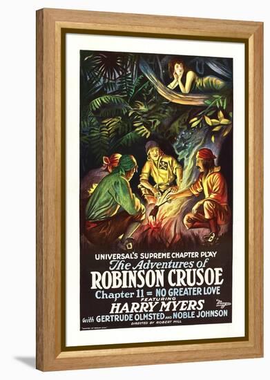 The Adventures of Robinson Crusoe-null-Framed Stretched Canvas