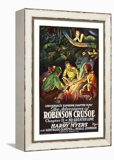 The Adventures of Robinson Crusoe-null-Framed Stretched Canvas