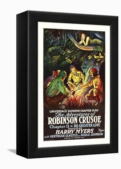 The Adventures of Robinson Crusoe-null-Framed Stretched Canvas