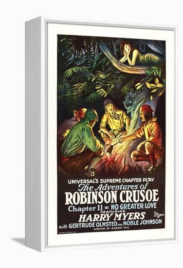 The Adventures of Robinson Crusoe-null-Framed Stretched Canvas