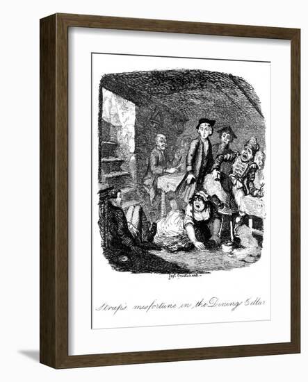 'The Adventures of Roderick Random-George Cruikshank-Framed Giclee Print