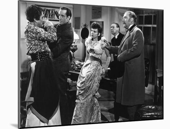 THE ADVENTURES OF SHERLOCK HOLMES, 1939 directed by ALFRED WERKER Basil Rathbone, Ida Lupino and Ni-null-Mounted Photo