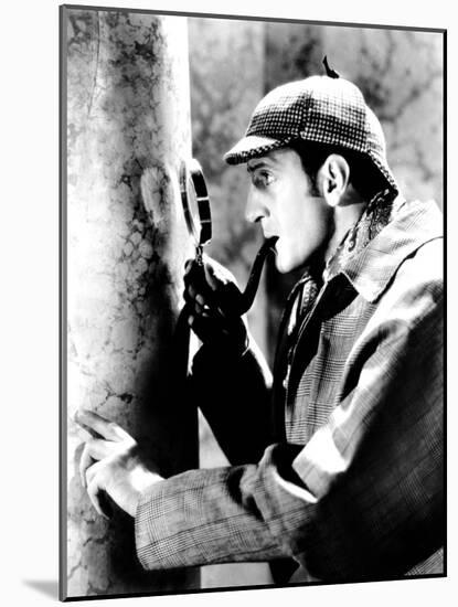 The Adventures of Sherlock Holmes, Basil Rathbone as Sherlock Holmes, 1939-null-Mounted Photo