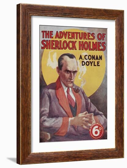 The Adventures Of Sherlock Holmes-Arthur Conan Doyle-Framed Premium Giclee Print