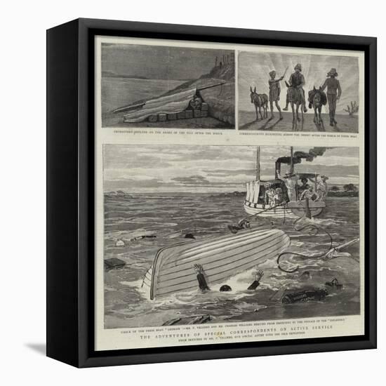 The Adventures of Special Correspondents on Active Service-Frederic Villiers-Framed Premier Image Canvas