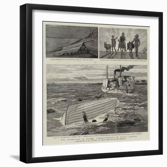 The Adventures of Special Correspondents on Active Service-Frederic Villiers-Framed Giclee Print