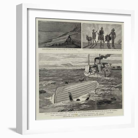 The Adventures of Special Correspondents on Active Service-Frederic Villiers-Framed Giclee Print
