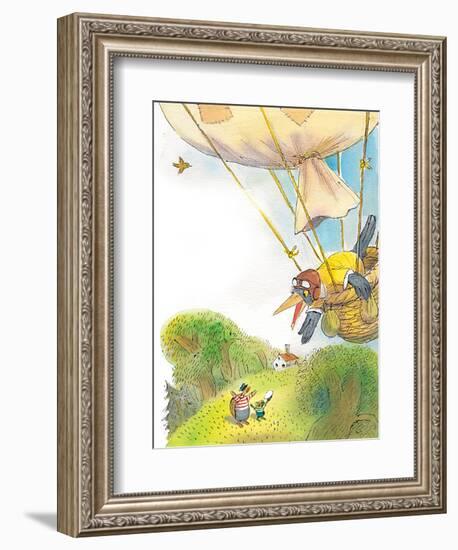 The Adventures of Ted, Ed and Caroll - Turtle-Valeri Gorbachev-Framed Giclee Print