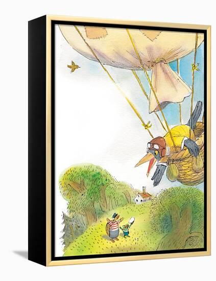 The Adventures of Ted, Ed and Caroll - Turtle-Valeri Gorbachev-Framed Premier Image Canvas