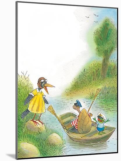 The Adventures of Ted, Ed, and Caroll - Turtle-Valeri Gorbachev-Mounted Giclee Print