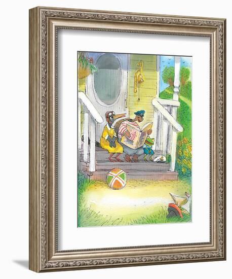 The Adventures of Ted, Ed and Caroll - Turtle-Valeri Gorbachev-Framed Giclee Print