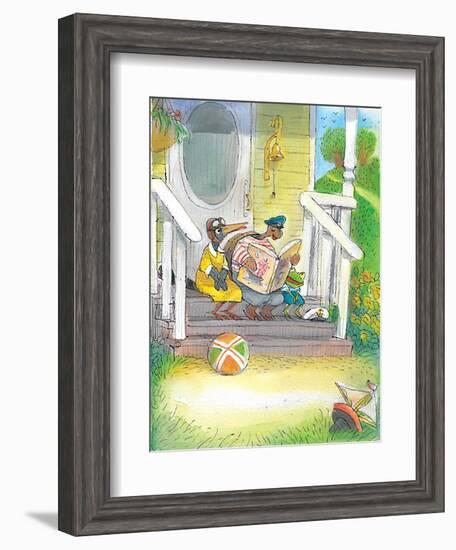 The Adventures of Ted, Ed and Caroll - Turtle-Valeri Gorbachev-Framed Giclee Print