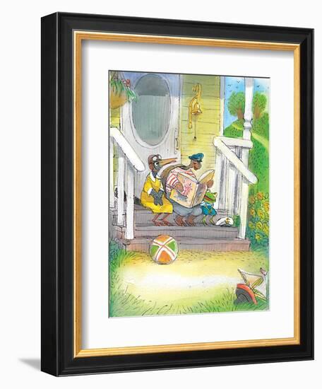 The Adventures of Ted, Ed and Caroll - Turtle-Valeri Gorbachev-Framed Giclee Print