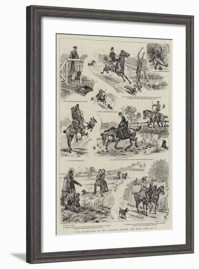 The Adventures of Two Runaway Horses, and What Came of It-Alfred Chantrey Corbould-Framed Giclee Print