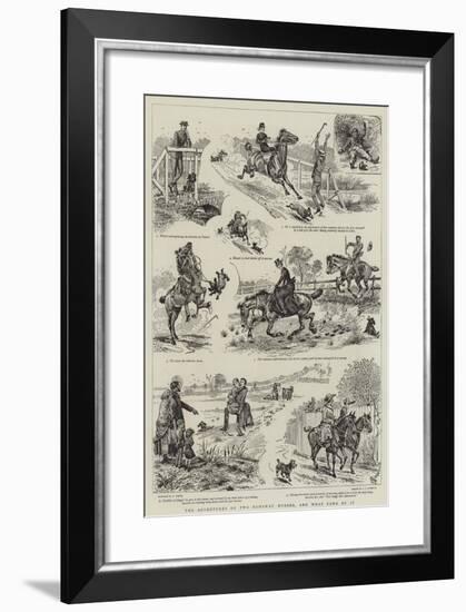 The Adventures of Two Runaway Horses, and What Came of It-Alfred Chantrey Corbould-Framed Giclee Print