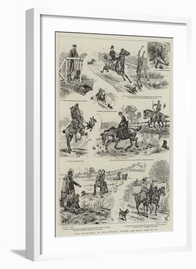 The Adventures of Two Runaway Horses, and What Came of It-Alfred Chantrey Corbould-Framed Giclee Print