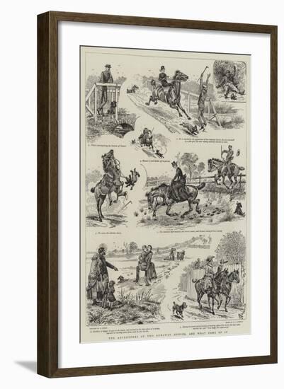 The Adventures of Two Runaway Horses, and What Came of It-Alfred Chantrey Corbould-Framed Giclee Print