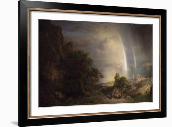 The Aegean Sea-Frederic Edwin Church-Framed Giclee Print