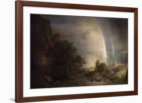 The Aegean Sea-Frederic Edwin Church-Framed Giclee Print