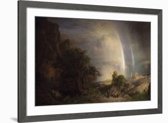 The Aegean Sea-Frederic Edwin Church-Framed Giclee Print