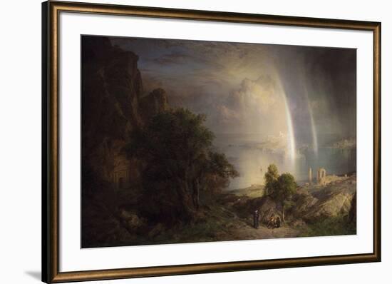 The Aegean Sea-Frederic Edwin Church-Framed Giclee Print