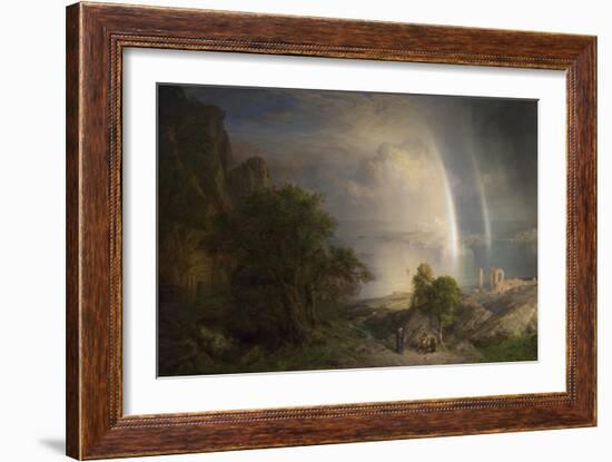 The Aegean Sea-Frederic Edwin Church-Framed Art Print