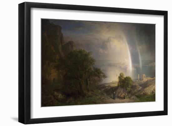 The Aegean Sea-Frederic Edwin Church-Framed Art Print