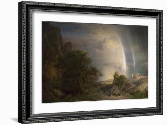 The Aegean Sea-Frederic Edwin Church-Framed Art Print