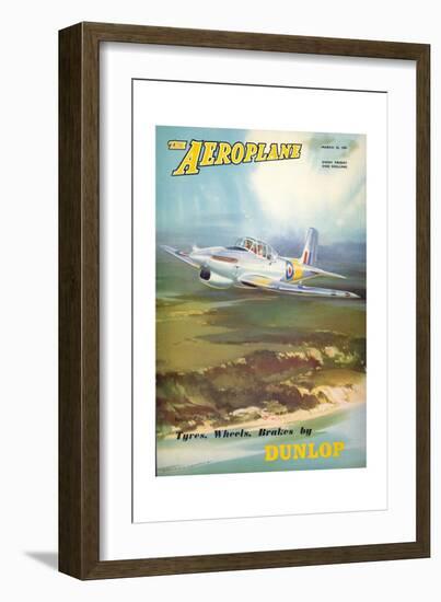 The Aeroplane' magazine cover - Boulton Paul Balliol Aircraft, 1951-Laurence Fish-Framed Giclee Print