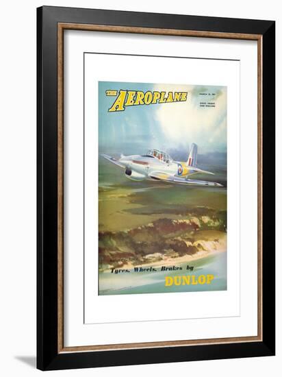 The Aeroplane' magazine cover - Boulton Paul Balliol Aircraft, 1951-Laurence Fish-Framed Giclee Print