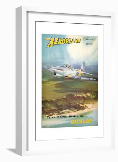 The Aeroplane' magazine cover - Boulton Paul Balliol Aircraft, 1951-Laurence Fish-Framed Giclee Print