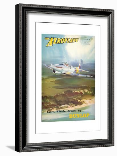 The Aeroplane' magazine cover - Boulton Paul Balliol Aircraft, 1951-Laurence Fish-Framed Giclee Print