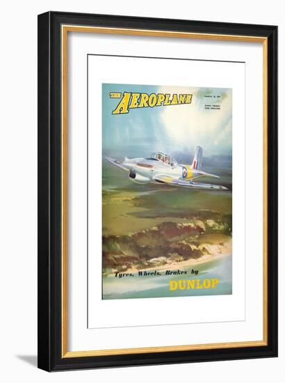 The Aeroplane' magazine cover - Boulton Paul Balliol Aircraft, 1951-Laurence Fish-Framed Giclee Print