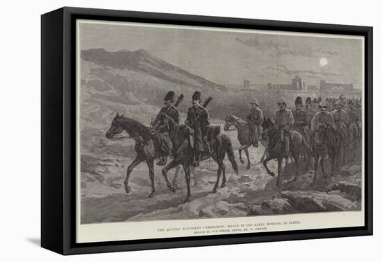 The Afghan Boundary Commission, March in the Early Morning, in Persia-William 'Crimea' Simpson-Framed Premier Image Canvas