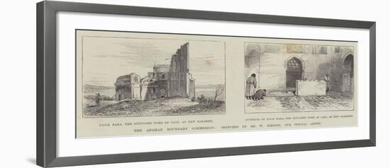 The Afghan Boundary Commission-William 'Crimea' Simpson-Framed Giclee Print